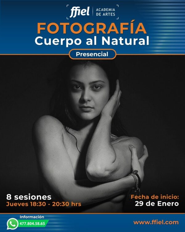 Curso Fotografía de Desnudo Artistico