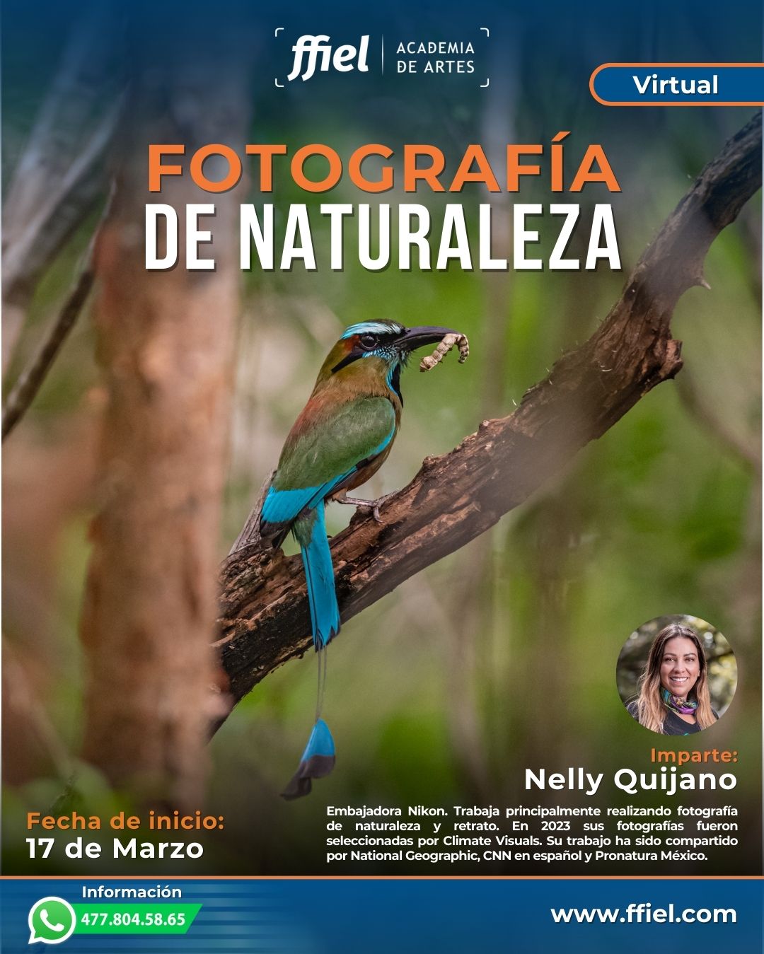 Curso Fotografía de Naturaleza Virtual
